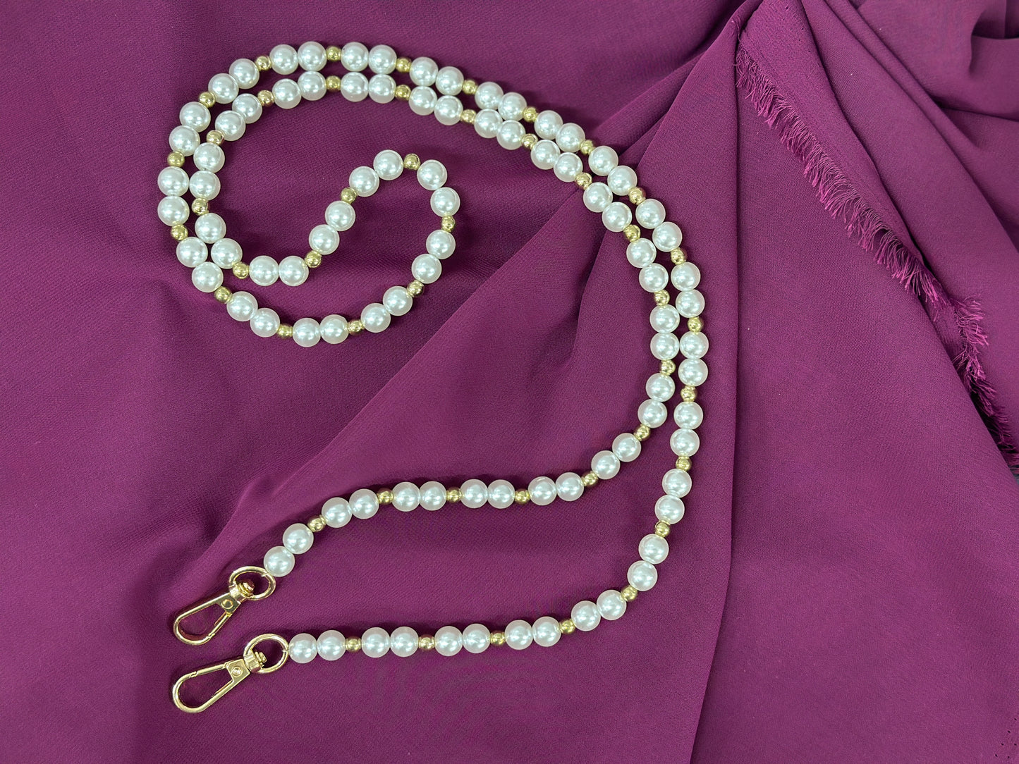 Catena pochette con perle ✨