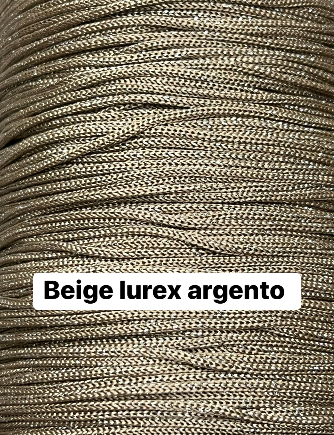 Cordino per borse in lurex