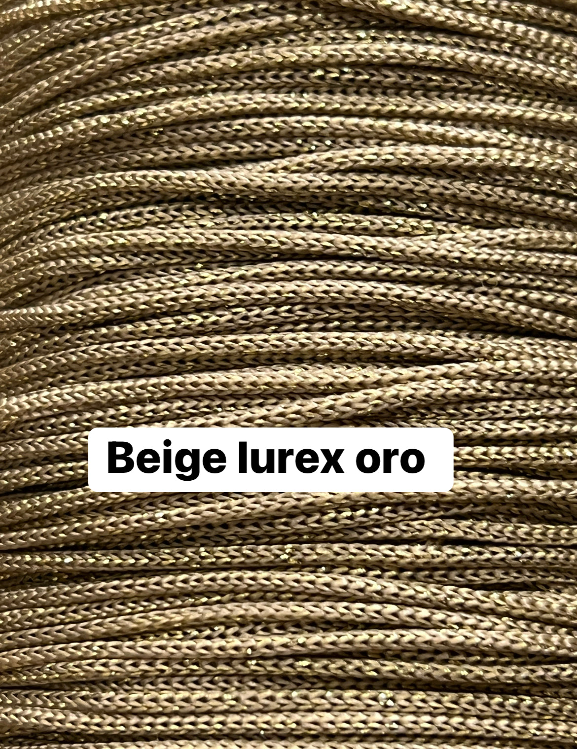 Cordino per borse in lurex