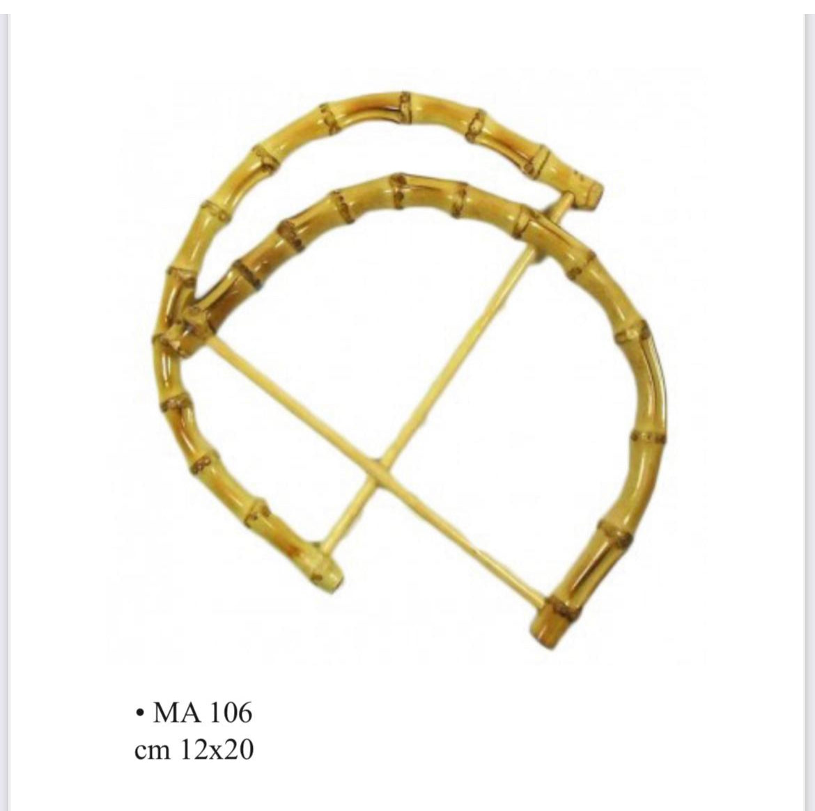 Manici per borsa in bamboo