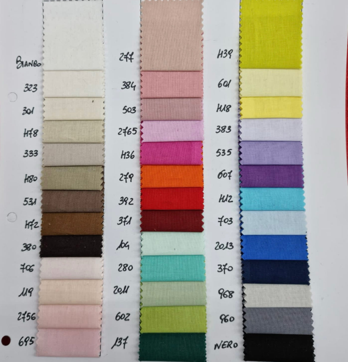 Tessuto Cotone Percalle