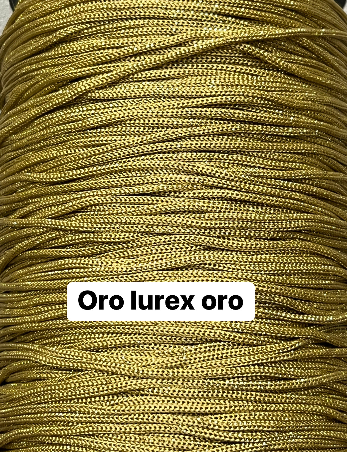 Cordino per borse in lurex